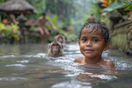 enfants bali